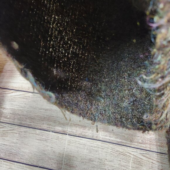 Vintage 80's 90's TEHEN France Mohair Blend Knit Pullover Sweater Cropped Brown - Picture 6 of 11